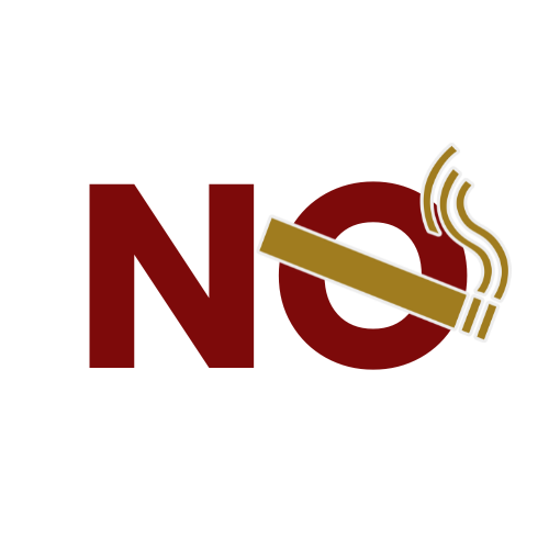 Icon of No Smoking symbol with a crossed cigarette